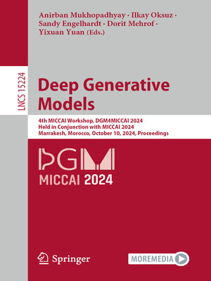 cover image of Deep Generative Models